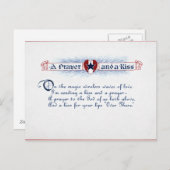 ヴィンテージバレンタインデー シーズンポストカード (正面/裏面)