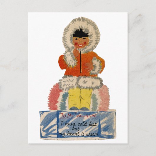 ヴィンテージバレンタインデー シーズンポストカード (正面)