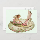 ヴィンテージバレンタインデー シーズンポストカード (正面/裏面)