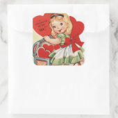 ヴィンテージバレンタインデー スクエアシール (バッグ)