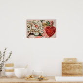 ヴィンテージバレンタインデー ポスター (キッチン)