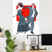 ヴィンテージバレンタインデー ポスター (ホームオフィス)