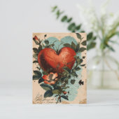 ヴィンテージバレンタインデー ポストカード (スタンド正面)