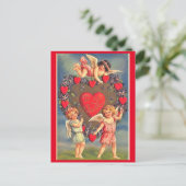 ヴィンテージバレンタインデー ポストカード (スタンド正面)