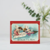 ヴィンテージバレンタインデー ポストカード (スタンド正面)