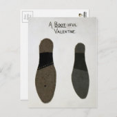 ヴィンテージバレンタインデー ポストカード (正面/裏面)