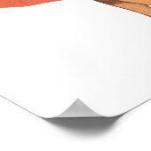 ヴィンテージバレンタインデー、ロマンチックな浮きハート ポスター (角)