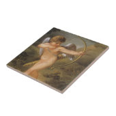 ヴィンテージバレンタインデー、弓矢でキューピッド タイル (側面)