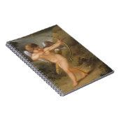 ヴィンテージバレンタインデー、弓矢でキューピッド ノートブック (右側)