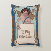 ヴィンテージバレンタインデー, Cherub with Love Letters アクセントクッション (正面(垂直))
