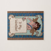 ヴィンテージバレンタインデー, Cherub with Love Letters ジグソーパズル (横)