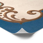 ヴィンテージバレンタインデー， Cherub with Love Letters ポスター (角)