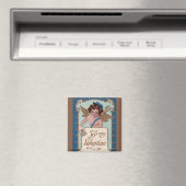 ヴィンテージバレンタインデー， Cherub with Love Letters マグネット (インサイチュ (食洗機))