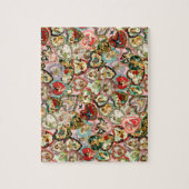 ヴィンテージバレンタインハート ジグソーパズル (縦)