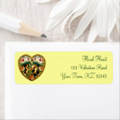 ヴィンテージバレンタインハート ラベル (インサイチュ)