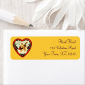ヴィンテージバレンタインハート ラベル (インサイチュ)