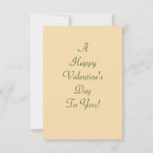 ヴィンテージバレンタインバラホリデーポストカード サンキューカード (裏面)