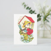 ヴィンテージバレンタインバードハウス シーズンポストカード (スタンド正面)