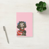 ヴィンテージバレンタインパピー ポストイット (オフィス)