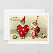 ヴィンテージバレンタインピエロ シーズンポストカード (正面/裏面)