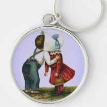 ヴィンテージバレンタインファーストキスキーチェーン