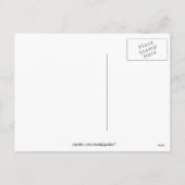 ヴィンテージバレンタインフラワーガーデンカード シーズンポストカード (裏面)