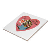 ヴィンテージバレンタインラクーン タイル (側面)