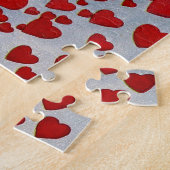 ヴィンテージバレンタインラブハート妖精 ジグソーパズル (側面)