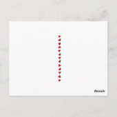 ヴィンテージバレンタインリトルカウボーイオンバッキングブロンコ ポストカード (裏面)