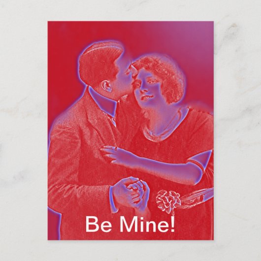 ヴィンテージバレンタインレッド シーズンポストカード (正面)