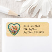 ヴィンテージバレンタイン住所 シール (インサイチュ)