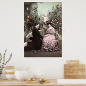 ヴィンテージバレンタイン日付 ポスター (キッチン)