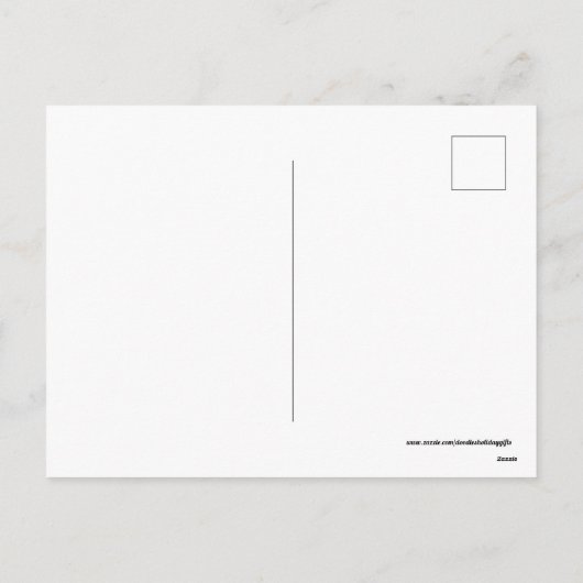 ヴィンテージバレンタイン船少年の休日はがき シーズンポストカード (裏面)