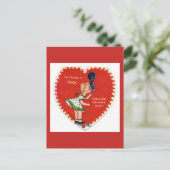 ヴィンテージバレンタイン葉書 シーズンポストカード (スタンド正面)