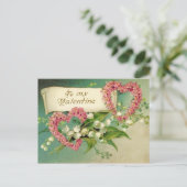 ヴィンテージバレンタイン葉書 シーズンポストカード (スタンド正面)