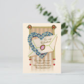 ヴィンテージバレンタイン葉書 シーズンポストカード (スタンド正面)