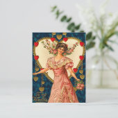 ヴィンテージバレンタイン葉書 シーズンポストカード (スタンド正面)