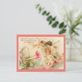 ヴィンテージバレンタイン葉書 シーズンポストカード (スタンド正面)