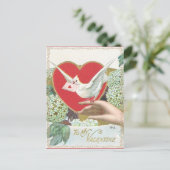 ヴィンテージバレンタイン葉書 シーズンポストカード (スタンド正面)