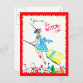 ヴィンテージバレンタイン葉書 シーズンポストカード (正面/裏面)