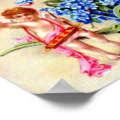 ヴィンテージバレンタイン葉書 ポスター (角)