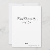 ヴィンテージバレンタイン農家キューピッドフラットカード シーズンカード (裏面)