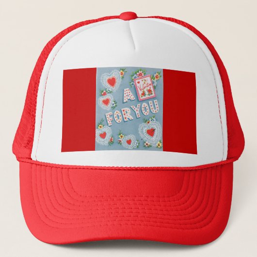 ヴィンテージバレンタイン キャップ (正面)