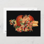 ヴィンテージバレンタイン シーズンポストカード (正面/裏面)