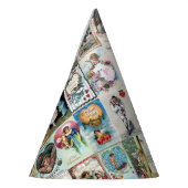 ヴィンテージバレンタイン パーティーハット (左)