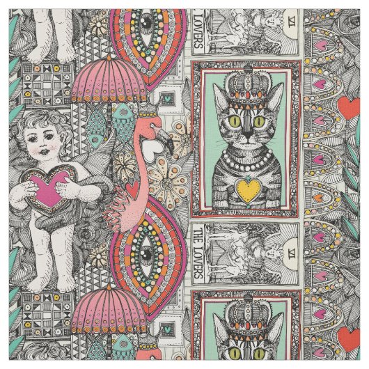 ヴィンテージバレンタイン ファブリック (見本)