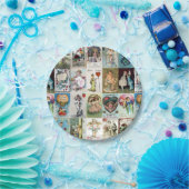 ヴィンテージバレンタイン ペーパープレート (パーティー)