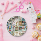 ヴィンテージバレンタイン ペーパープレート (パーティー)