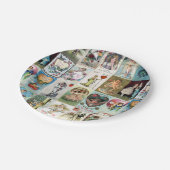 ヴィンテージバレンタイン ペーパープレート (アングル)