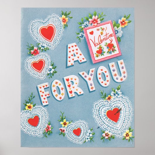 ヴィンテージバレンタイン ポスター (正面)